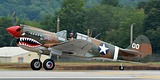 P-40M Warhawk 'The Jacky C. II' landing