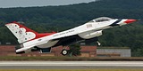 USAF Thunderbirds #5 solo take-off