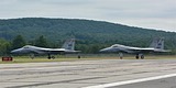Massachusetts ANG 104th FW F-15C Eagles return