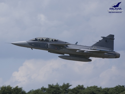 Czech Gripen D Wallpaper