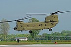 This CH-47F, serial #16-08201, is taking off with destination the Maniago range
