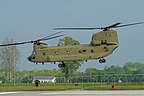 This CH-47F, serial #16-08201, is taking off with destination the Maniago range