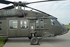 A close up of the UH-60M Black Hawk #11-20346 sporting the 1st Infantry Division insignia