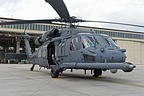 A close up of the retractable in-flight refueling probe of this HH-60G Pave Hawk assigned to 56th Rescue Squadron / 31st Fighter Wing