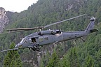 HH-60G Pave Hawk approaching the grassy strip