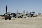 Pair of brand new CV-22B Ospreys in the Florida sun