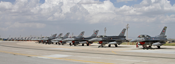 THK F-16C/D ramp at Konya