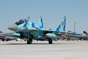 06 blue was one of the two Azerbaijani Air and Air Defense Force iG-29s present at Konya