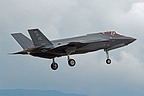 F-35A 15-5195, sporting the 34th Fighter Squadron "Rams" badge, landing at Aviano AB on Saturday afternoon, May 25, 2019. 