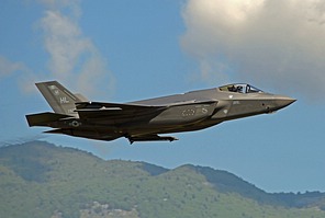 F-35A 15-5203 is taking-off for the morning sortie. 