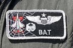 421st Fighter Squadron "Black Widows" Command Pilot badge of 'Bat'. 