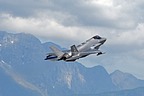 The F-35A 15-5173 climbs away after having performed a low fly-pasr. 