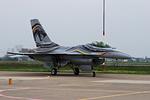 F-16A M.M. 7244 with 23 Gruppo 'Vipera' special scheme, flown by Commander Mauro Gnutti.