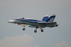 CF-18 Demo aircraft CF-188 188776 arrival at Lake Simcoe Regional Airport (CYLS), ON