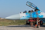 Su-27UB1M 70 Blue was sadly lost on October 16 in a fatal crash