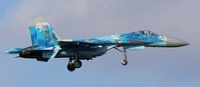 Su-27P1M 58 Blue, a famous jet following its 2018 European airshow season