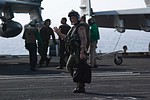 VFA-131 'Wildcats' pilot back from a mission
