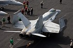 VFA-83 F/A-18C Hornet with wings folded