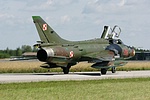 Polish Air Force Su-22UM3K two-seater, note the open chute container