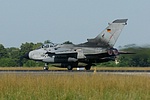 Luftwaffe Tornado ECR with afterbuners on