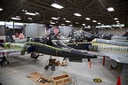 T-38 undergoing maintenance