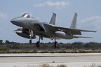RSAF F-15C Eagle 214 landing