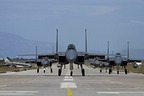 Four of the Saudi Eagles on the parallel runway