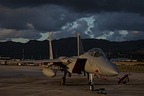 RSAF F-15C Eagle 213 in the evening light