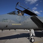 Saudi pilot in the F-15C Eagle