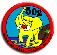 Esquadra 502 'Elefantes' logo, courtesy of FAP