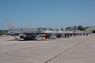 BA Orange flightline: RSAF F-16Ds and AdlA Mirage 2000-5Fs