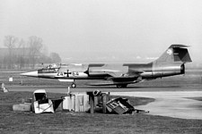 JG74 F-104G 24+64 air defence at Nörvenich in 1972