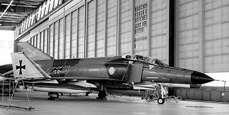ErprSt61 (WTD61) F-4F 37+15 at Manching, March 1975