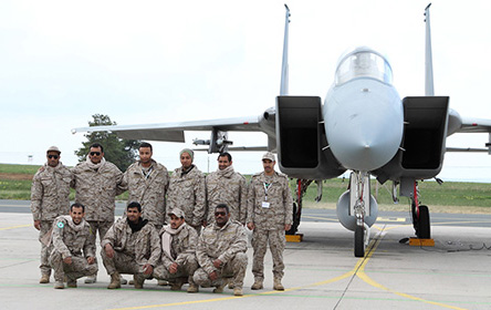 Royal Saudi Air Force flight team Exercise Green Shield 2014
