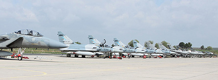 Armée de l'Air (French Air Force) line-up at Nancy-Ochey