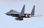 RSAF F-15C Eagle afterburner