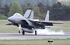 RSAF F-15C Eagle touch-down