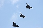 Mirage 2000-5F pair and Rafale return