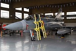 Mirage 2000-5 Mk.2 506 two-seater inside the hangar of 331 Mira