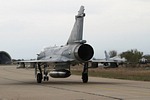 332 Mira Mirage 2000EGM 212 with some retired Mirage F1CG airframes in the background