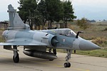 Close-up of Mirage 2000EGM 242, unlike the 2000-5 Mk.2 all of 332 Mira's EGM/BGM still have the RDI radar and radome