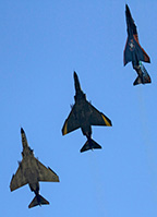 Final HAF RF-4E Phantoms in formation