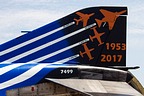 HAF RF-4E Phantom II 7499 'The end of the film' tailfin depicting all 348 TRS aircraft with hours per type