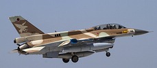 Israeli Air Force 109 'The Valley' Squadron F-16D Block 30 'Barak' (061) from Ramat David, Israel