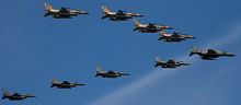 Greek and Israeli F-16 formation