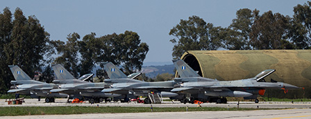 HAF F-16C flight-line