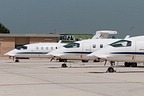 P-180 flight-line at the Pratica di Mare air base.