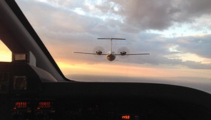 Formation flying training. Photo provided by CAE-MC, via author