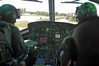 Onboard the UH-205A belonging the 27° Gruppo Squadroni AVES 'Mercurio', 5° Rgt AVES 'Rigel', ready to take off for Rivoli Bianchi range