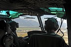 Route to Rivoli Bianchi range overflying the Tagliamento river